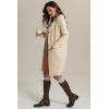 imageATHMILE Womens Fall Sweater Open Front Knit Lightweight Cardigan Casual Long Coatigan Lady Jacket Coat Winter Outerwear 2025Beige