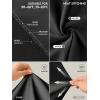 imageATHMILE Womens Wide Leg Sweatpants Air Fabric Straight Lowrise Drawstring Elastic Low Waist Fall Clothing Pockets 2025Black