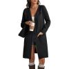 imageATHMILE Womens Fall Sweater Open Front Knit Lightweight Cardigan Casual Long Coatigan Lady Jacket Coat Winter Outerwear 2025Black