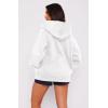 imageATHMILE Oversized Hoodies for Women Fall Sweatshirts Zip Up Hoodie Casual Jackets Y2k Fashion Outfits Winter Clothes 2025White