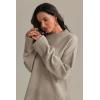 imageATHMILE Sweaters for Women 2025 Fall Fashion Outfits Long Sleeve Loose Casual Crewneck Ribbed Knit Pullover Winter ClothesCamel