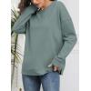 imageATHMILE Womens Casual Crew Neck Sweatshirt Loose Soft Long Sleeve Shirts Oversized Pullover Tops Fall OutfitsBlue