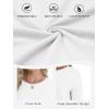 imageATHMILE Womens Long Sleeve Shirts Loose Fitted Crewneck Basic Tops Casual Outfits Fall Clothes 2025White