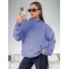 imageATHMILE Womens Oversized Hoodies Fleece Sweatshirts Long Sleeve Sweaters Pullover Fall Clothes with PocketBlue Purple