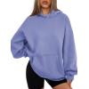 imageATHMILE Womens Oversized Hoodies Fleece Sweatshirts Long Sleeve Sweaters Pullover Fall Clothes with PocketBlue Purple