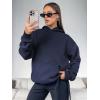 imageATHMILE Womens Oversized Hoodies Fleece Sweatshirts Long Sleeve Sweaters Pullover Fall Clothes with PocketNavy
