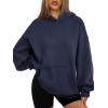 imageATHMILE Womens Oversized Hoodies Fleece Sweatshirts Long Sleeve Sweaters Pullover Fall Clothes with PocketNavy
