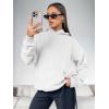 imageATHMILE Womens Oversized Hoodies Fleece Sweatshirts Long Sleeve Sweaters Pullover Fall Clothes with PocketWhite