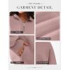 imageATHMILE Womens Oversized Sweatshirts Fall Fashion Hoodies Half Zip Fleece Pullover Long Sleeve Y2K Clothes with Side PocketsDarkpink