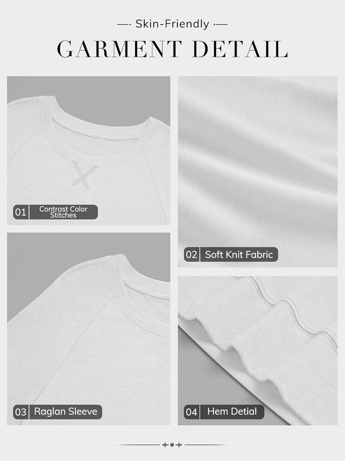 imageATHMILE Womens Long Sleeve Shirts Casual Loose Fit Tops Fall Fashion Outfits Dressy Basic Trendy Blouses ClothesWhite