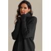 imageATHMILE Womens Oversized Turtleneck Sweaters Fall Fashion Outfits Batwing Sleeve Ribbed Tunic Winter Clothes 2025Black