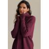imageATHMILE Womens Oversized Turtleneck Sweaters Fall Fashion Outfits Batwing Sleeve Ribbed Tunic Winter Clothes 2025Wine Red