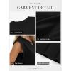 imageATHMILE Womens Sleeveless Summer Tank Tops Casual Trendy T Shirts Basic Trendy Cap Sleeve Oversized TeeBlack