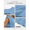imageATHMILE Womens Sleeveless Summer Tank Tops Casual Trendy T Shirts Basic Trendy Cap Sleeve Oversized TeeBlue