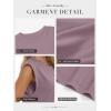 imageATHMILE Womens Sleeveless Summer Tank Tops Casual Trendy T Shirts Basic Trendy Cap Sleeve Oversized TeeDark Pink