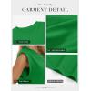 imageATHMILE Womens Sleeveless Summer Tank Tops Casual Trendy T Shirts Basic Trendy Cap Sleeve Oversized TeeGreen