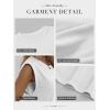 imageATHMILE Womens Sleeveless Summer Tank Tops Casual Trendy T Shirts Basic Trendy Cap Sleeve Oversized TeeWhite