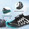 imageBarefoot Water Shoes Women Men Adult Hiking Swim Beach River Pool Hike Guarding Shoes Aqua Socks Protective Comfort Wide Toe Box Width Rock Climbing Vacation Outdoor 2025 NewBlack036