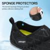 imageBarefoot Water Shoes Women Men Adult Hiking Swim Beach River Pool Hike Guarding Shoes Aqua Socks Protective Comfort Wide Toe Box Width Rock Climbing Vacation Outdoor 2025 NewBlack044