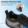 imageBarefoot Water Shoes Women Men Adult Hiking Swim Beach River Pool Hike Guarding Shoes Aqua Socks Protective Comfort Wide Toe Box Width Rock Climbing Vacation Outdoor 2025 NewBlue Black028