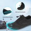 imageBarefoot Water Shoes Women Men Adult Hiking Swim Beach River Pool Hike Guarding Shoes Aqua Socks Protective Comfort Wide Toe Box Width Rock Climbing Vacation Outdoor 2025 NewBlack046