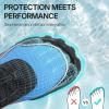 imageBarefoot Water Shoes Women Men Adult Hiking Swim Beach River Pool Hike Guarding Shoes Aqua Socks Protective Comfort Wide Toe Box Width Rock Climbing Vacation Outdoor 2025 NewBlue Black028
