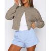 imageATHMILE Cropped Cardigan Sweaters for Women Lightweight Crop Knit Y2k Fall Outfits Fashion Clothes 2025Camel