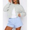 imageATHMILE Cropped Cardigan Sweaters for Women Lightweight Crop Knit Y2k Fall Outfits Fashion Clothes 2025Grey