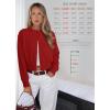 imageATHMILE Cropped Cardigan Sweaters for Women Lightweight Crop Knit Y2k Fall Outfits Fashion Clothes 2025Red