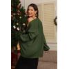imageATHMILE Oversized Cardigan Sweaters for Women Fall Outfits Chunky Knit Open Front Sweater with PocketsArmy Green
