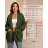 imageATHMILE Oversized Cardigan Sweaters for Women Fall Outfits Chunky Knit Open Front Sweater with PocketsArmy Green