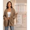 imageATHMILE Oversized Cardigan Sweaters for Women Fall Outfits Chunky Knit Open Front Sweater with PocketsKhaki