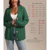 imageATHMILE Womens Oversized Sweaters Cable Knit Cardigan Fall Fashion Long Sleeve Open Front Chunky Winter Coats 2025Dark Green