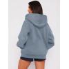 imageATHMILE Oversized Hoodies for Women Fall Sweatshirts Zip Up Hoodie Casual Jackets Y2k Fashion Outfits Winter Clothes 2025Greyblue