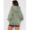 imageATHMILE Oversized Hoodies for Women Fall Sweatshirts Zip Up Hoodie Casual Jackets Y2k Fashion Outfits Winter Clothes 2025Greygreen
