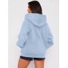 imageATHMILE Oversized Hoodies for Women Fall Sweatshirts Zip Up Hoodie Casual Jackets Y2k Fashion Outfits Winter Clothes 2025Lightblue