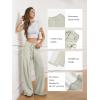 imageATHMILE Sweatpants Women Fall Outfits Wide Leg Baggy Pants HighWaisted Drawstring Sweat Pants Fashion Joggers with PocketLight Grey