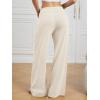 imageATHMILE Sweatpants Women Fall Outfits Wide Leg Baggy Pants HighWaisted Drawstring Sweat Pants Fashion Joggers 2025Oatmeal