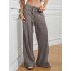 imageATHMILE Sweatpants Women Fall Outfits Wide Leg Baggy Pants HighWaisted Drawstring Sweat Pants Fashion Joggers 2025Taupe