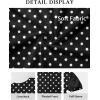 imageATHMILE Womens Summer Tops Pleated Crew Neck T Shirts Swiss Dot Puff Sleeve Loose Casual Blouses Trendy Date OutfitsPolka Dots