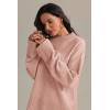 imageATHMILE Sweaters for Women 2025 Fall Fashion Outfits Long Sleeve Loose Casual Crewneck Ribbed Knit Pullover Winter ClothesPink
