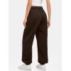 imageATHMILE Sweatpants Women Baggy Lounge Pants Workout Gym Active High Waisted Comfy Joggers for Women Fall Clothes 2025Fleecebrown