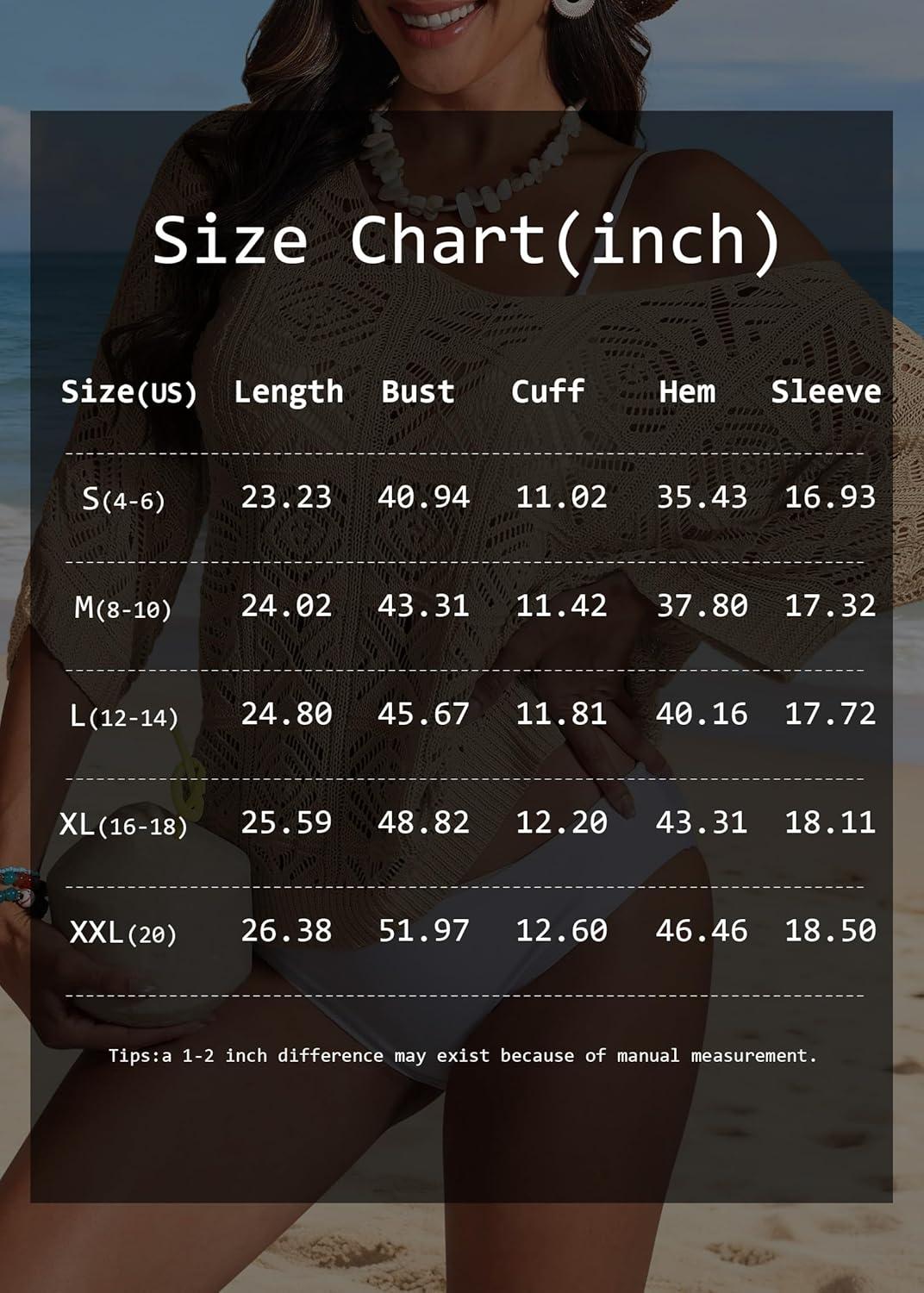 imageATHMILE Off The Shoulder Tops for Women Summer Crochet Hollow Out 34 Sleeve Pullover Sweater Beach Coverup Vacation ClothesBlack