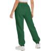 imageATHMILE Womens Cargo Sweatpants Oversized Fleece Joggers Fall Fashion Outfits Y2k Clothes 2024 with PocketsDark Green