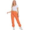 imageATHMILE Womens Cargo Sweatpants Oversized Fleece Joggers Fall Fashion Outfits Y2k Clothes 2024 with PocketsSorange