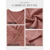 image:imageATHMILE Long Sleeve Shirts for Women Early Fall Fashion Tops 2026 Casual V Neck Button Blouses Tunic Tops for LeggingsCaramel