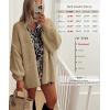 image:imageATHMILE Womens Fall Oversized Cardigan Sweaters Long Lantern Sleeve Knit Open Front Lightweight Winter Fashion Clothes 2026Camel