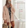 image:imageATHMILE Womens Fall Oversized Cardigan Sweaters Long Lantern Sleeve Knit Open Front Lightweight Winter Fashion Clothes 2026Light Pink