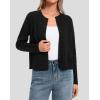 image:imageATHMILE Cropped Cardigan Sweaters for Women Long Sleeve Button Up Cable Knit Lightweight Cardigan Spring Clothes 2026Black