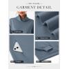 image:imageATHMILE Fleece Sweatshirt for Women Oversized Sweatshirts with Pockets Turtleneck Pullover Fashion Outfits Clothes 2026Gray Blue